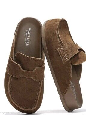Project Cloud Genuine Suede Women's   Clog size 7